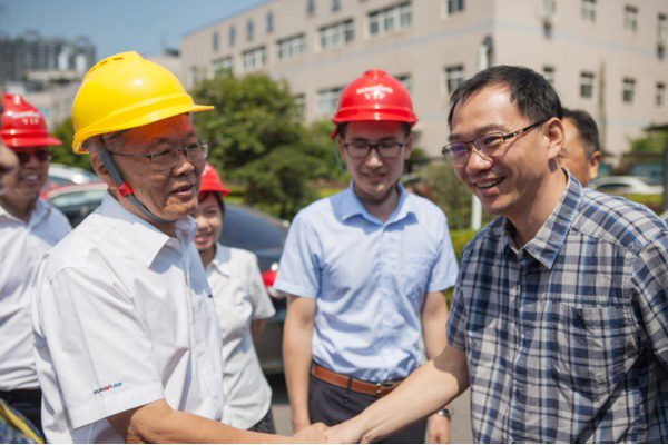 商务部合作司刘民强副司长一行调研beat365官网