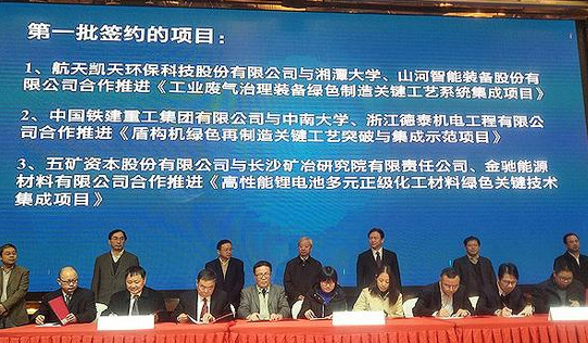 beat365官网现场签约国家绿色制造系统集成项目