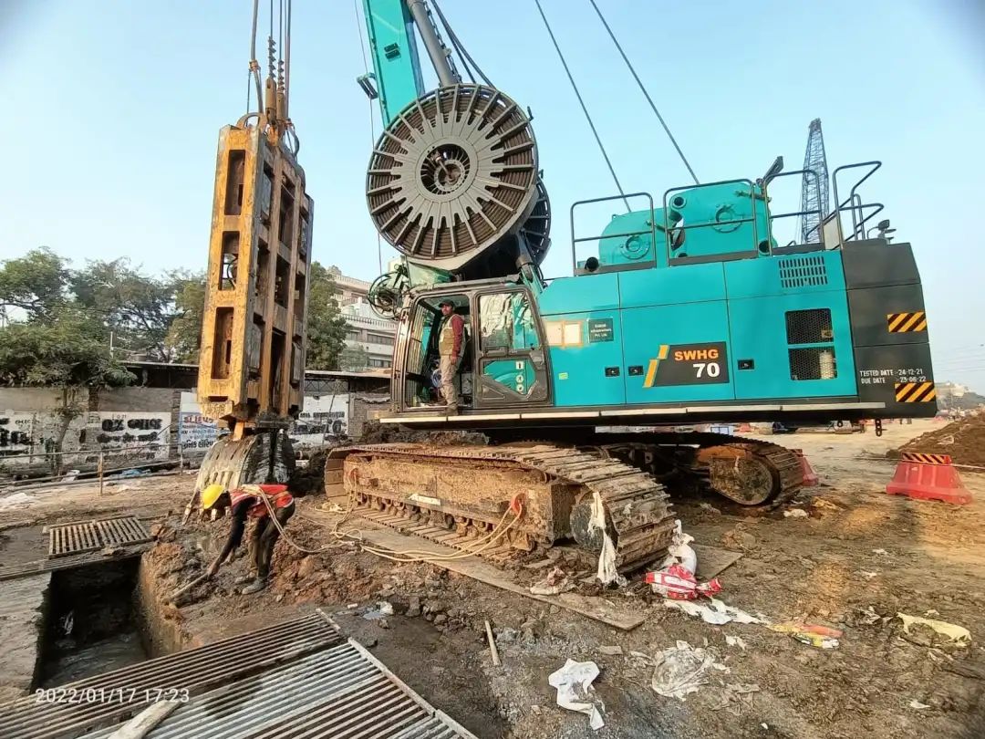 感谢信！beat365官网SWHG70液压抓斗助力海外基础施工获肯定