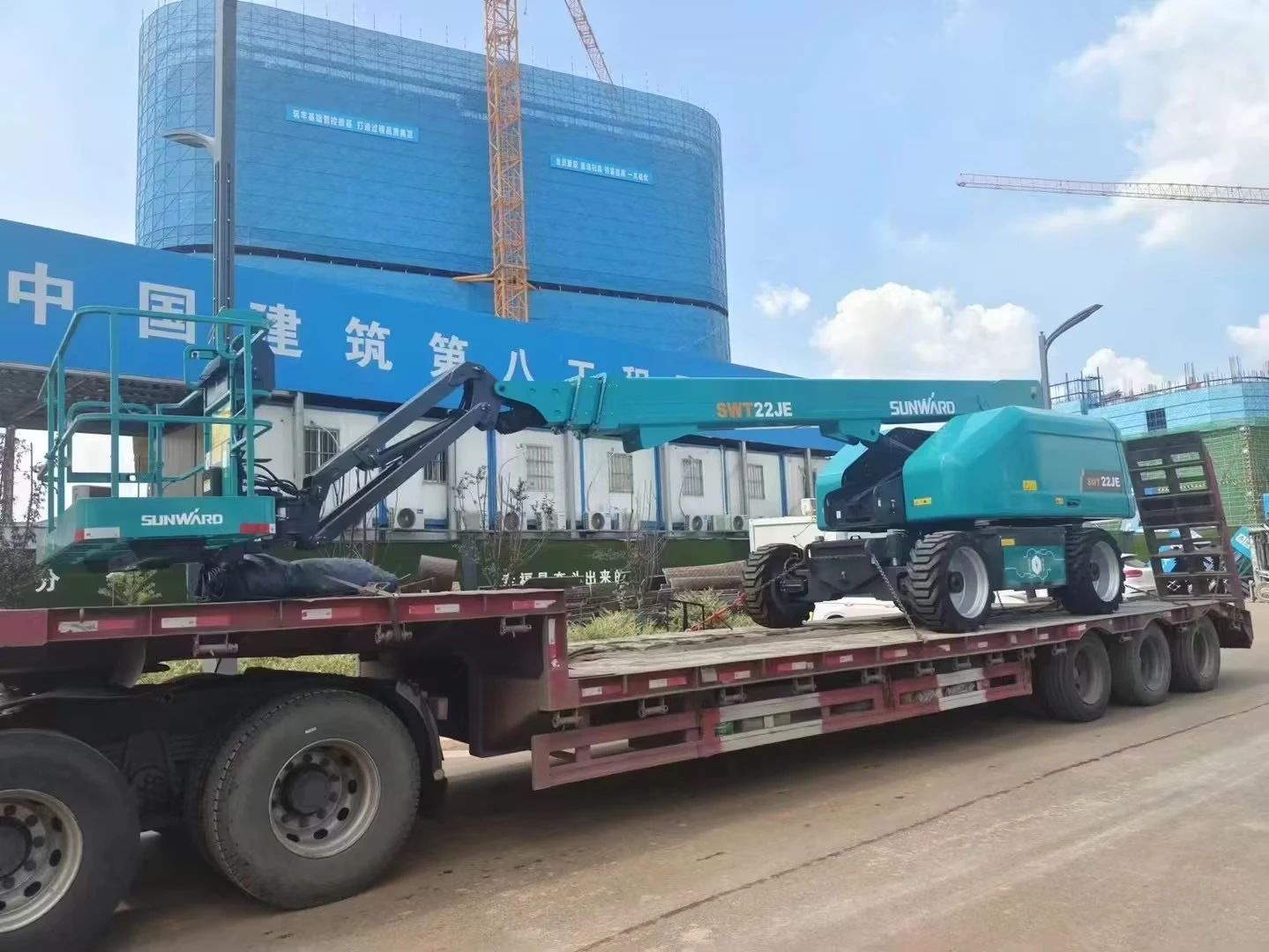 实力上新！beat365官网电动直臂高空作业平台进军华中市场
