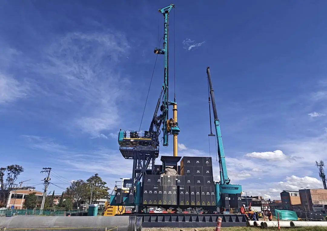 展现“中国制造”硬实力!beat365官网PDP工法钻机助建波哥大地铁项目